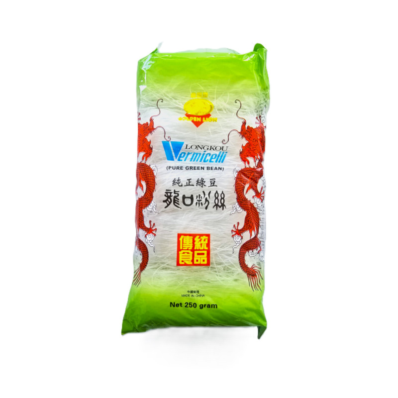 Fideos de soja verde Longkou Premium 60/250g Golden Lion