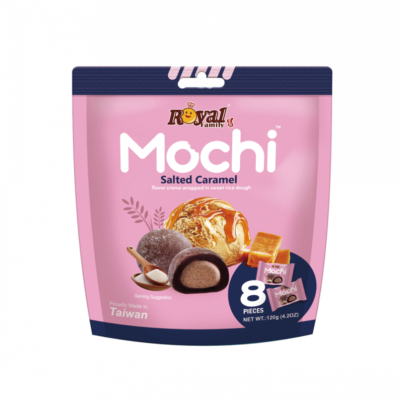 Mochi sabor a Caramelo salado 12/120g ROYAL FAMILY