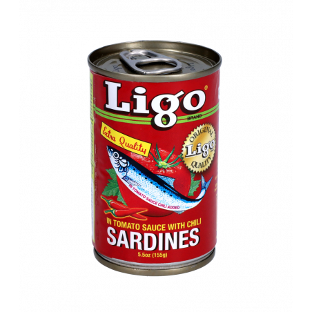 Sardina en salsa de tomate con chili 100/155g LIGO