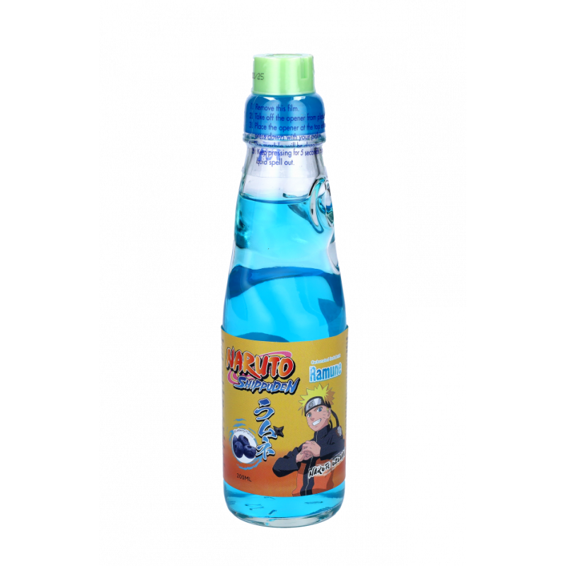 Ramune sabor Arandano Edicion Naruto 30/200ml Hatakosen