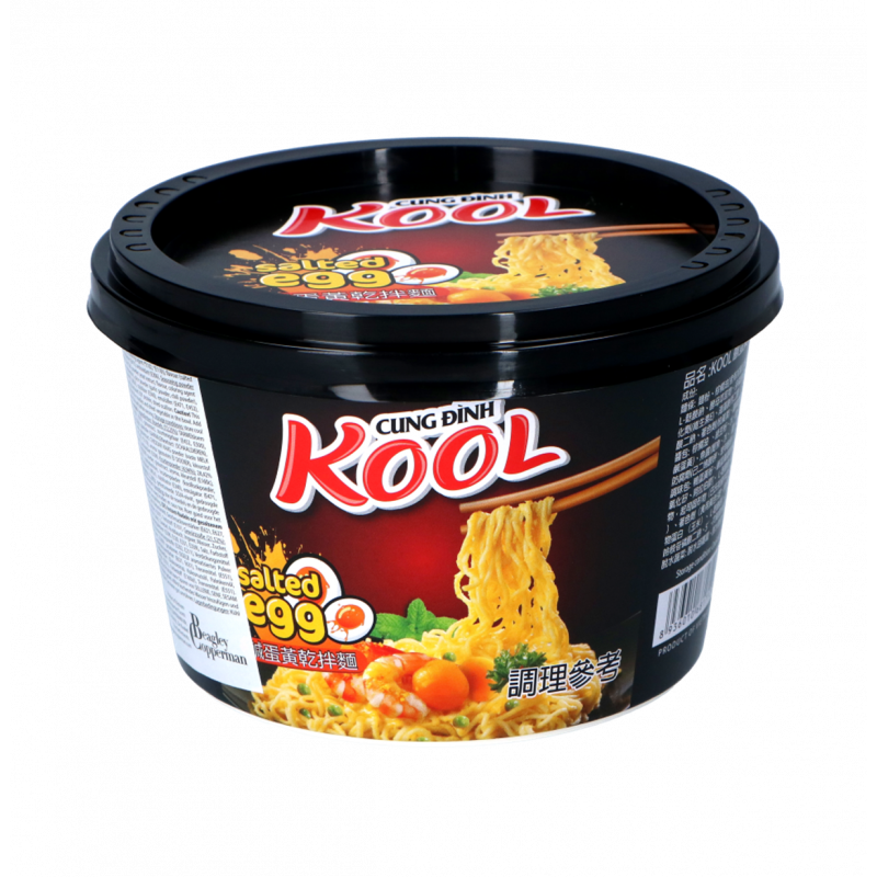 Fideos inst. salteado sabor a Huevo salado bol 12/90g CD KOOL