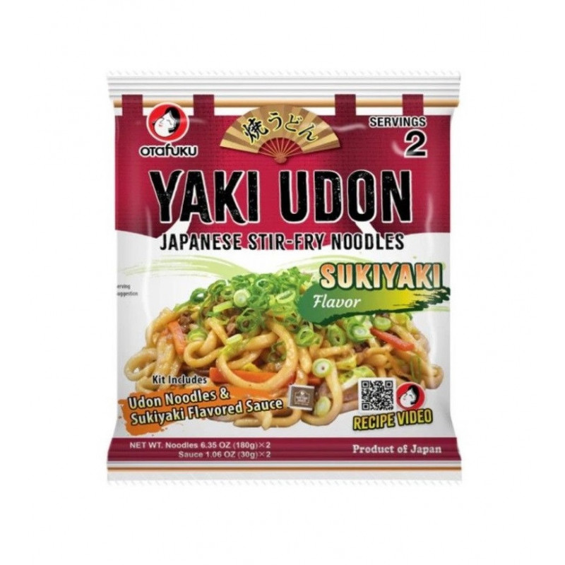 Fideos de trigo Yaki Udon Stri-fry Sukiyaki 12/360g Otafuku