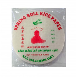 Papel de arroz para rollitos primavera (22m) 40/400g LUCKY BABY