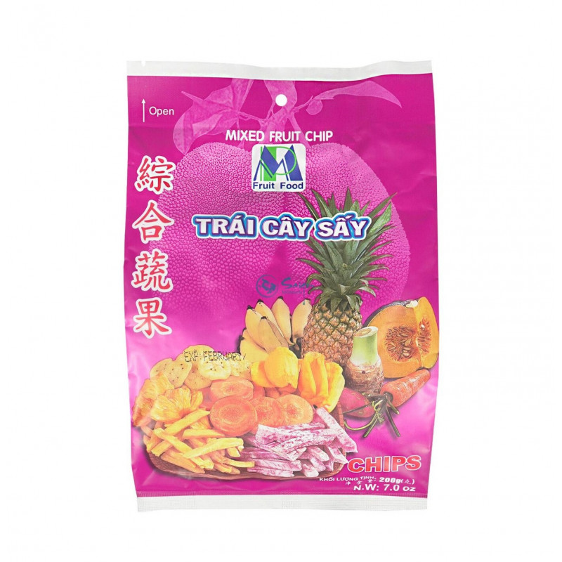 Chips de Frutas mixtas en rodajas 25/200g MINH PHAT