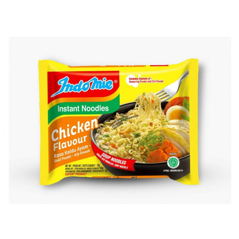 Fideos inst Sabor pollo 40/70g Indomie EU