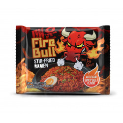 Noodles sabor carne picante Stir-Fried 32/137,8g Fire Bull