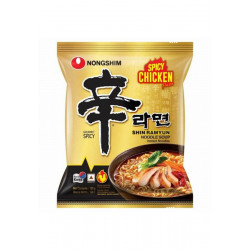 Fideos instantaneos sabor a Pollo Picante 20/120g Nongshim