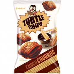 Chips turtle sabor churros de Chocolate 12/80g ORION