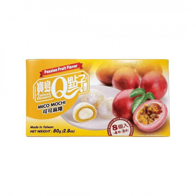 宝岛Q点子 可可麻糬 百香果味 24/80g