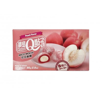 宝岛Q点子 可可麻糬 水蜜桃味 24/80g