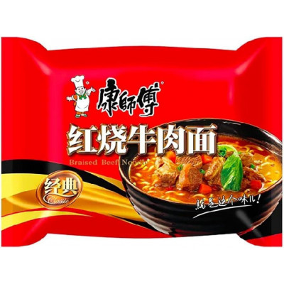 康师傅 红烧牛肉面 袋装 24/80g