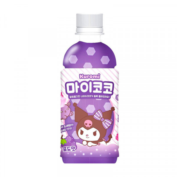 韩国三丽鸥酷洛米葡萄味饮料 24/340ml