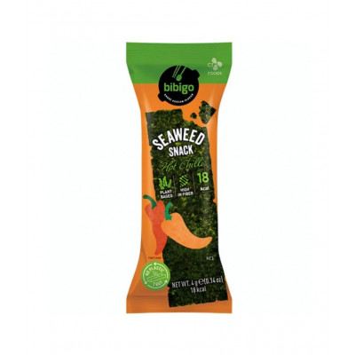 Snack de Algas sabor Picante 36/4g BIBIGO