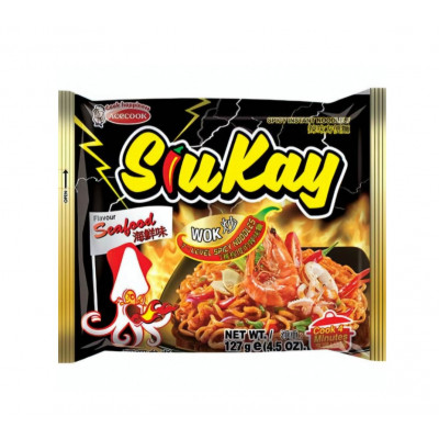 Fideos Inst. sabor Marisco Picante (SIU KAY) 24/127g ACECOOK