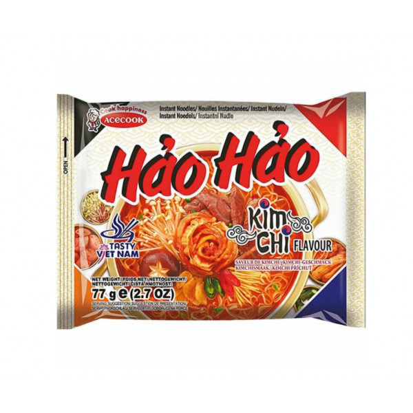 Fideos Inst. sabor Kimchi (Hào Hào) 30/77g ACECOOK