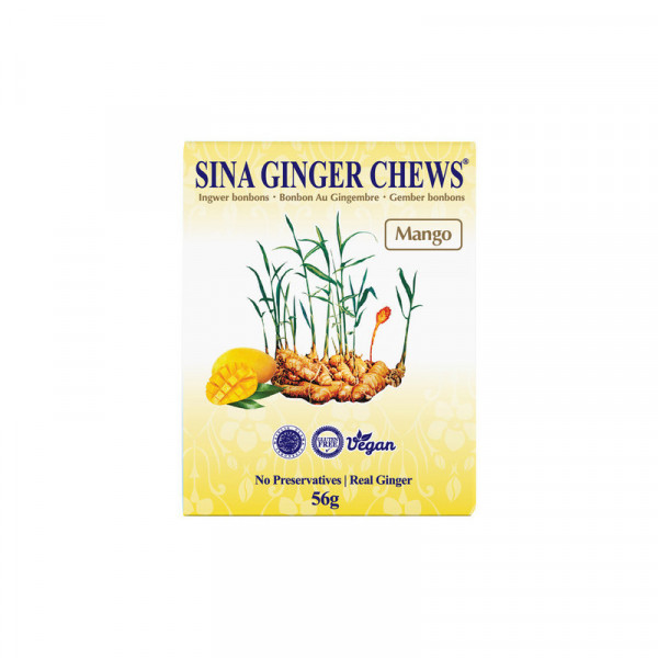 Caramelo de Jengibre y Mango 12/56g SINA
