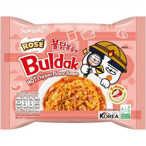 Buldak ramen sabor Pollo Rosé 40/140g SAMYANG