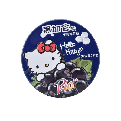 RIO Hello Kitty黑加仑薄荷糖 144/16g