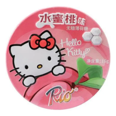RIO Hello Kitty 水蜜桃薄荷糖 144/16g