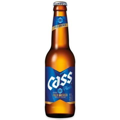 Cerveza Coreana Fresh (Cold Brewed) 24/330ml CASS -