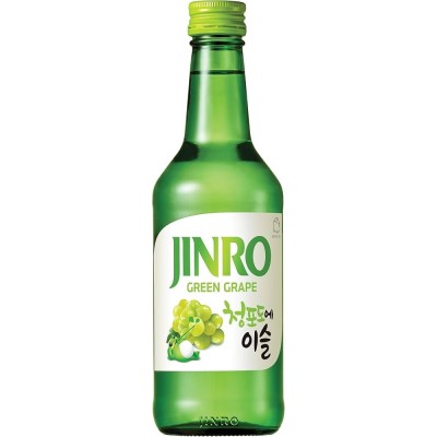 Soju sabor Uva Verde (13%Vol) 20/350ml JINRO