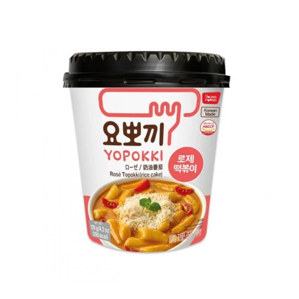 Yopokki Rose sabor Tomate Cremoso 30/120g YOUNG POONG
