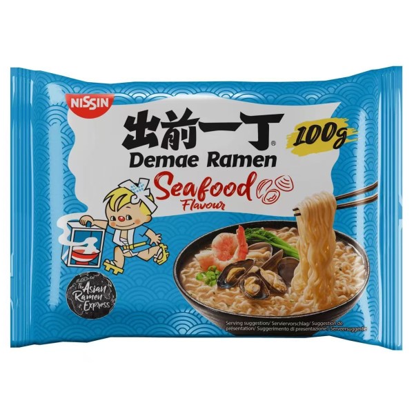 Fideos instantaneos sabor a Marisco 30/100g NISSIN