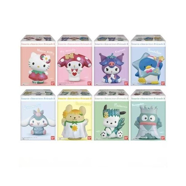 Sanrio Freinds 3 con Chicle sabor Soda 12/1,5g BANDAI
