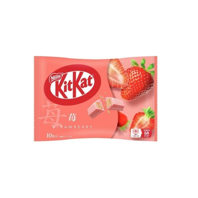 Galleta KitKat sabor Fresa (10pcs) 12/113g NESTLE