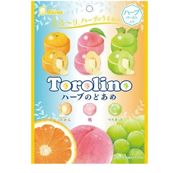 Caramelos Torolino rellenos sabor a frutas 6/52g LION