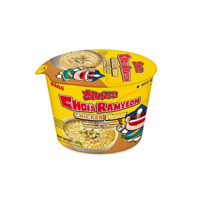 Fideos inst. sabor Pollo (Choi's Ramyeon) Bol 12/107g SIAS
