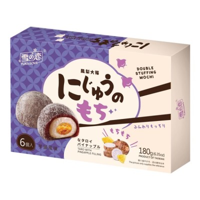 Mini mochi sabor Piña y Taro 12/180g Yuki&Love