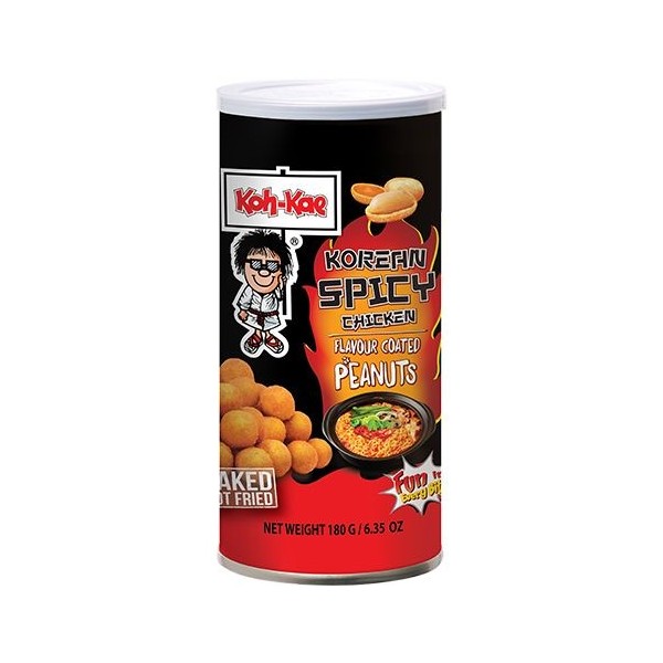 Cacahuetes sabor Pollo Corano Picante 12/180g KOH-KAE