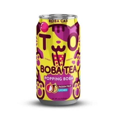Bebida de Té sabor Maracuya y Lichi 24/320ml Boba Cat