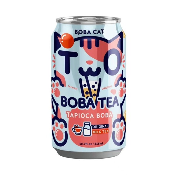 Bebida de Té sabor Original 24/315ml Boba Cat