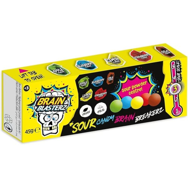 酸味糖果 (3级) 14/45g Brain Blasterz
