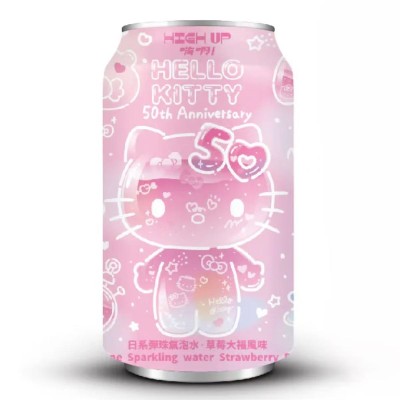 Ramune sabor Fresa Hello Kitty 24/330ml HIGH UP