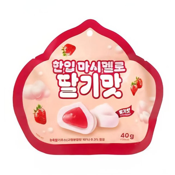 Malvavisco relleno sabor Fresa 12/40g SUNYOUNG