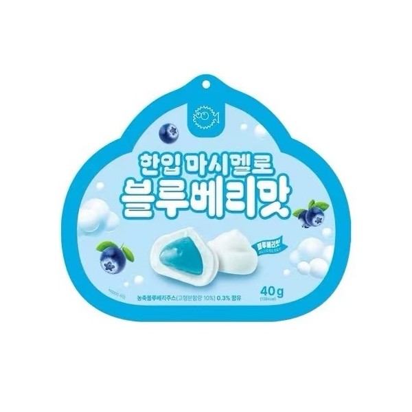 Malvavisco relleno sabor Arandano 12/40g SUNYOUNG
