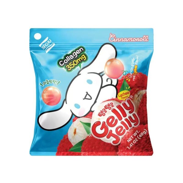 Gominola Sanrio sabor Lichi (Cinnamoroll) 7/40g SEOJU