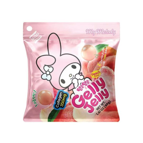 Gominola Sanrio sabor Melocotón (My Melody) 7/40g SEOJU