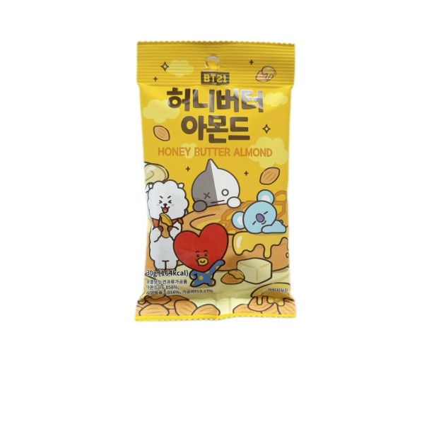Almendras sabor Miel y Mantequilla 12/30g BT21