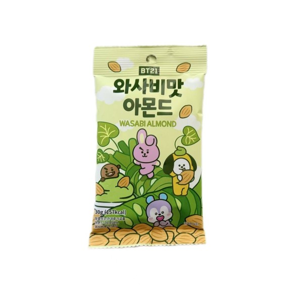 Almendras sabor Wasabi 12/30g BT21