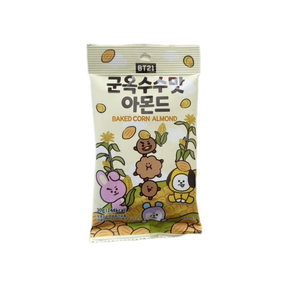 Almendras sabor  Maíz Horneado 12/30g BT21