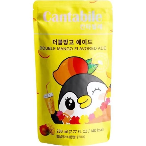 Bebida de Té sabor Doble Mango 50/230ml CANTABILE