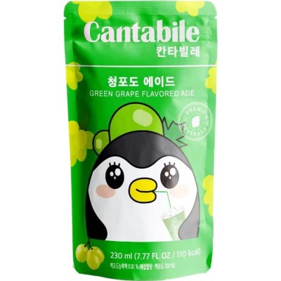 CANTABILE韩国康塔贝尔葡萄味饮料 50/230ml