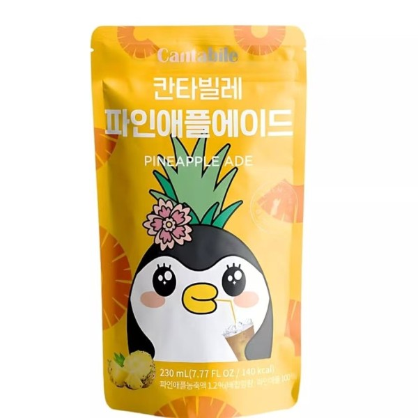 Bebida de Té sabor Piña Ade 50/230ml CANTABILE