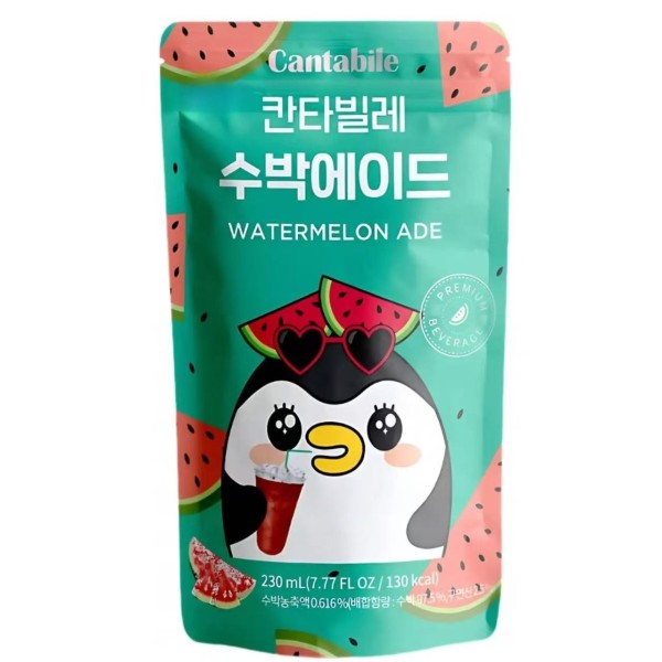 Bebida de Té sabor Sandia Ade 50/230ml CANTABILE