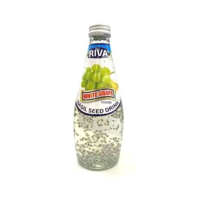 Bebida sabor Uva con (Semillas de Albahaca) 24/290ml RIVA