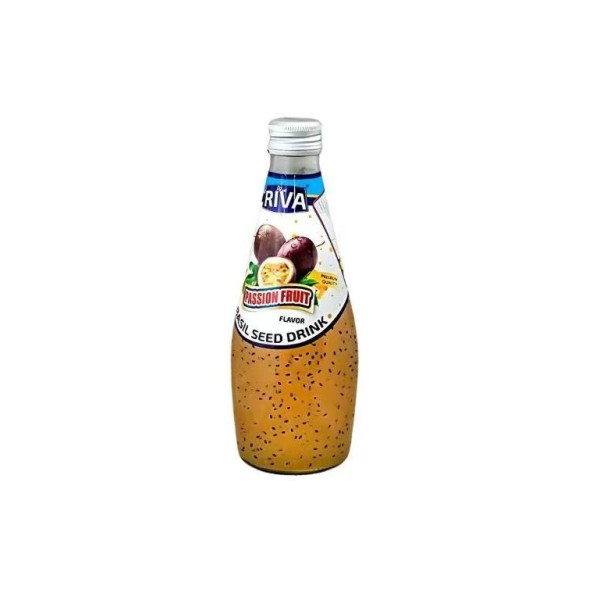 Bebida sabor Maracuya con (Semillas de Albahaca) 24/290ml RIVA